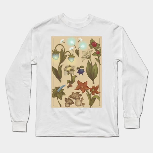 flowers of mondstadt Long Sleeve T-Shirt by casserolestan